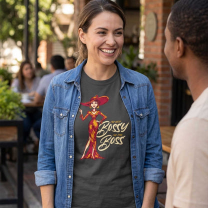 "I'm not Bossy, I'm the Boss" Graphic T-Shirt — Vintage Glam Lady Fashion Tee