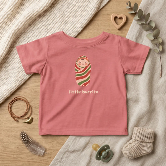 'Little Burrito' Infant Tee — Adorable Swaddle Baby Shirt
