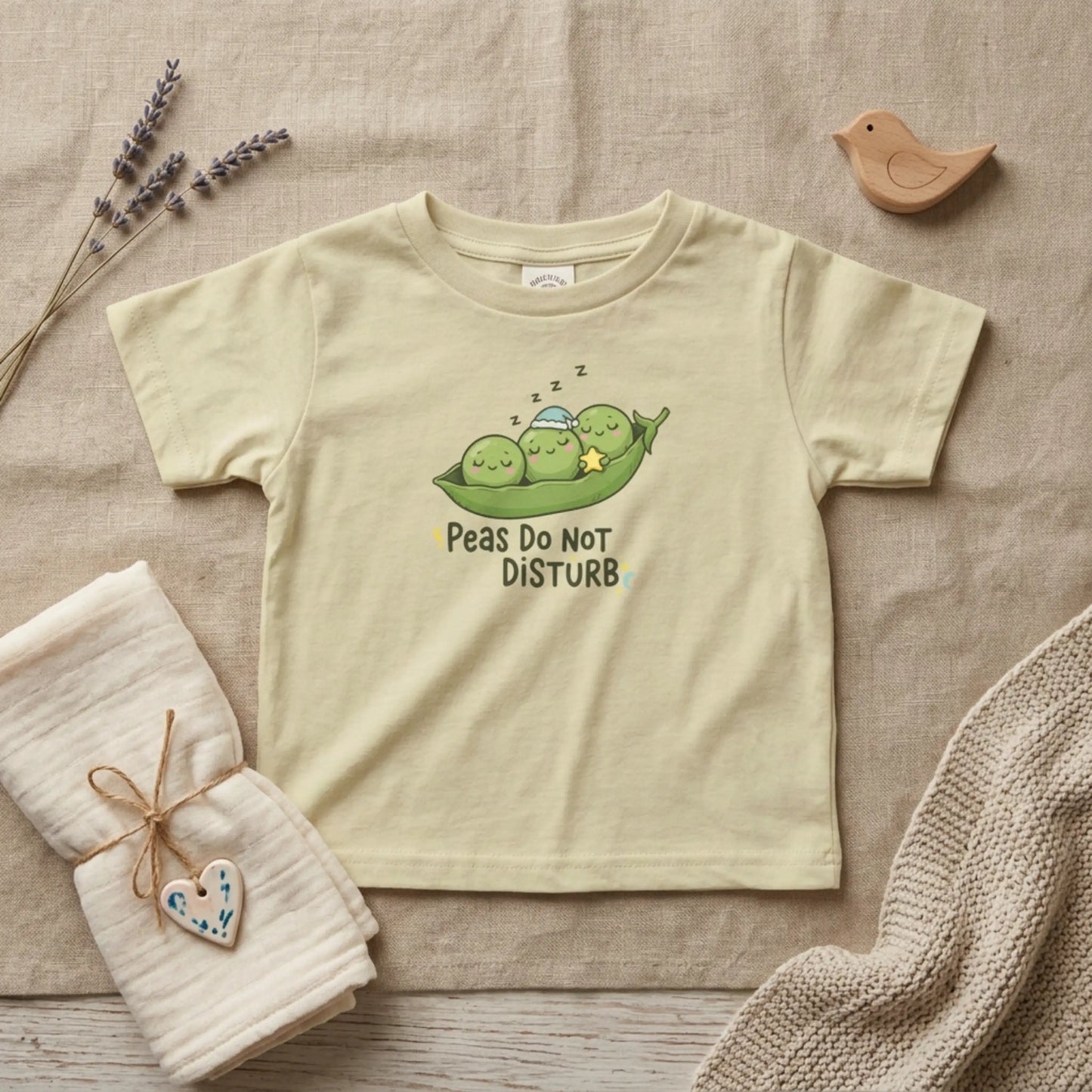 "Peas Do Not Disturb" Infant Tee — Cute Sleeping Peas Baby Shirt