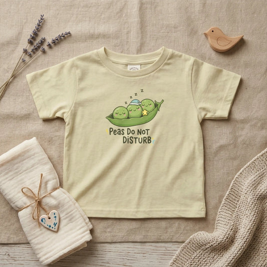 "Peas Do Not Disturb" Infant Tee — Cute Sleeping Peas Baby Shirt