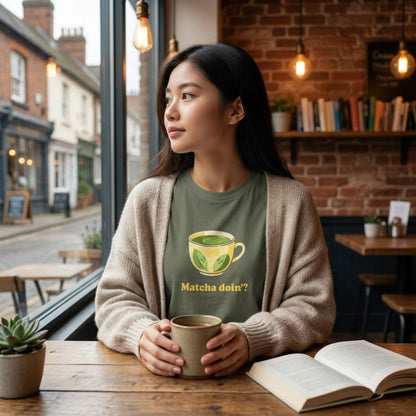 Matcha Doin'? Tee - Cozy Graphic T-Shirt