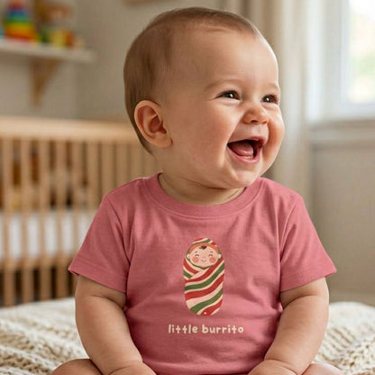 'Little Burrito' Infant Tee — Adorable Swaddle Baby Shirt