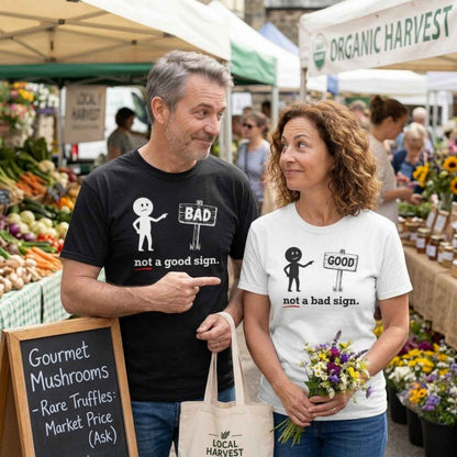 "Not a Good Sign" Couples Tee - Funny Unisex Bad Premonition T-Shirt