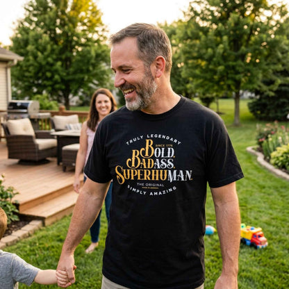 Old Ass Man. Bold Badass Superhuman Graphic Tee — Motivational Vintage Style T-Shirt
