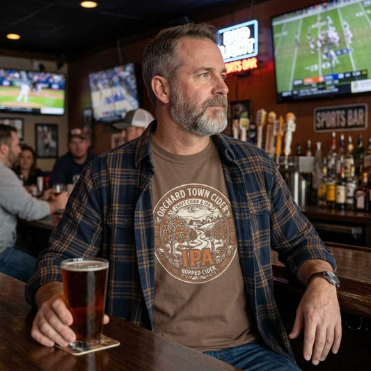 Orchard Town Cider IPA T-Shirt — Vintage Hopped Craft Beer Tee