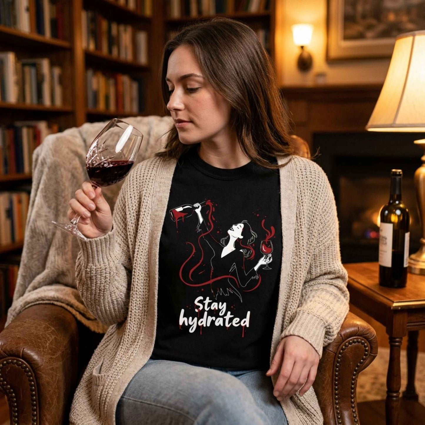 Stay Hydrated Wine T-Shirt — Funny Wine Lover Graphic Tee