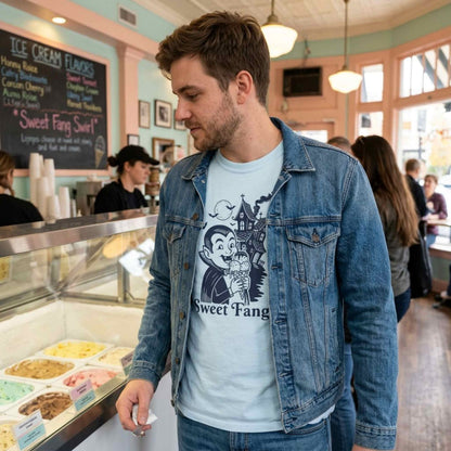 "Sweet Fang" Vampire Ice Cream Tee —  Halloween Graphic T-Shirt
