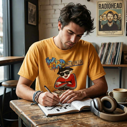 Word Nerd T-Shirt — Retro HipHop Scrabble Player Graphic Tee