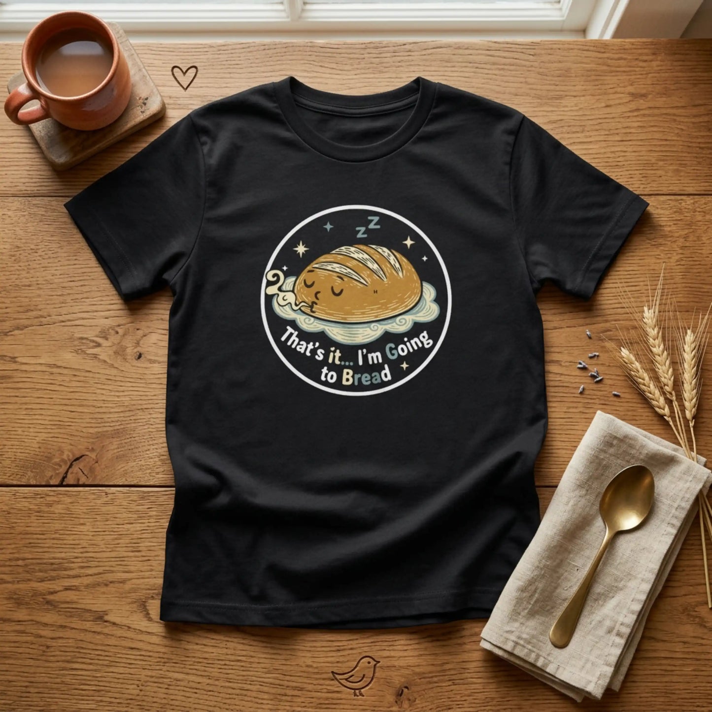 'That's It... I'm Going to Bread' Youth Tee - Kids Sleeping Loaf T‑Shirt