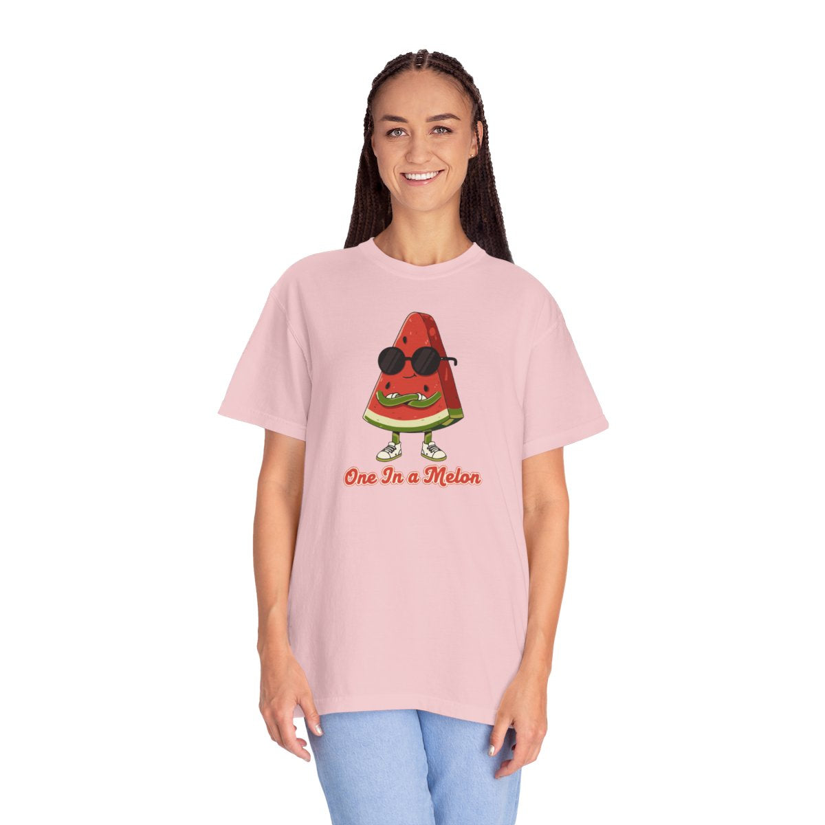 One in a Melon T-Shirt — Cute Sunglasses Watermelon Graphic Tee