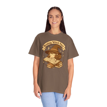 Resting Witch Face T-Shirt — Cute Witch Sleeping Graphic Tee