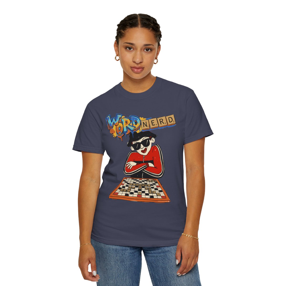 Word Nerd T-Shirt — Retro HipHop Scrabble Player Graphic Tee